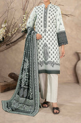 NUW3070 Digital Printed Khaddar Suit - 3 Piece